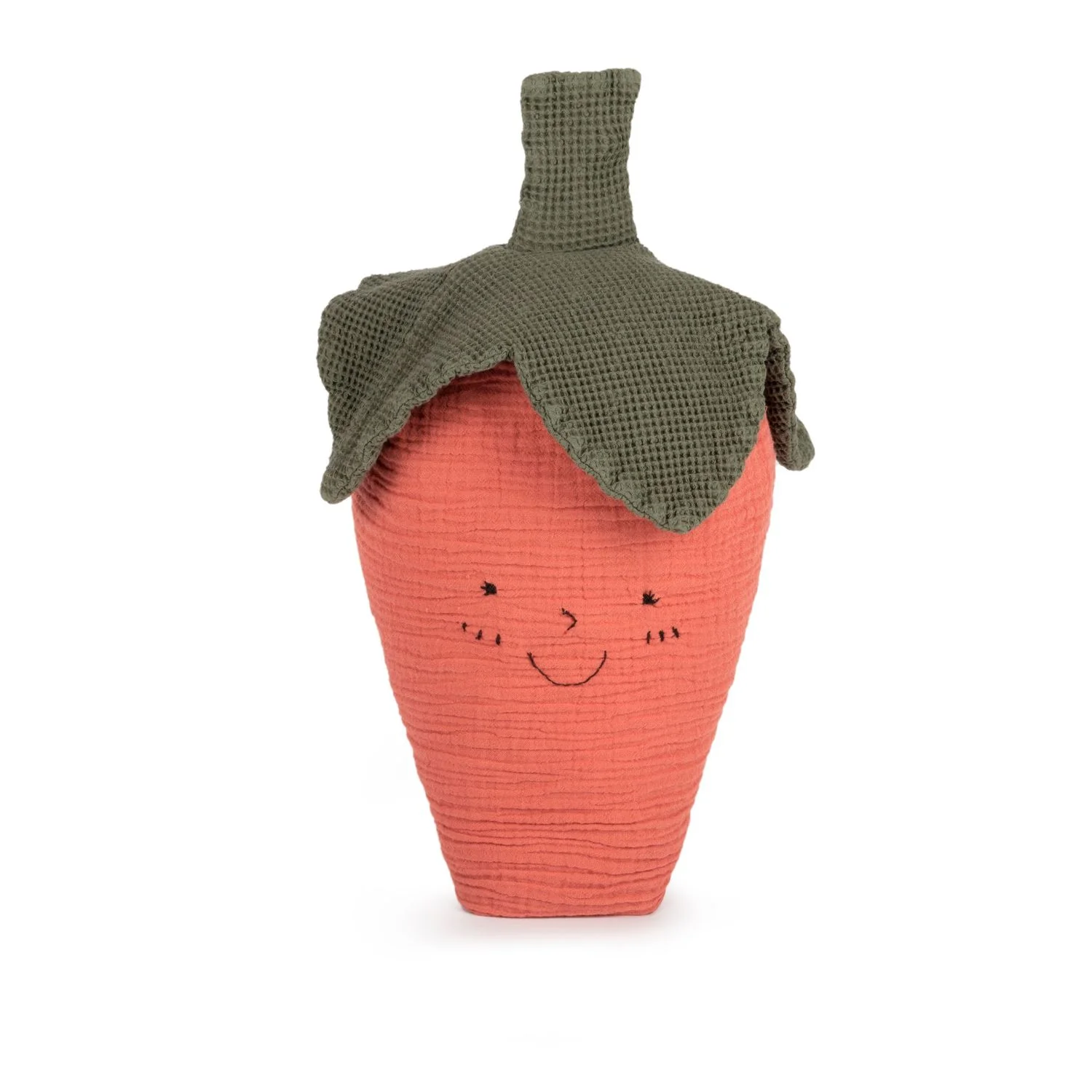 "Nobodinoz WABI SABI Kinderkopfkissen, Erdbeer Kissen, 28 x 30 cm image"