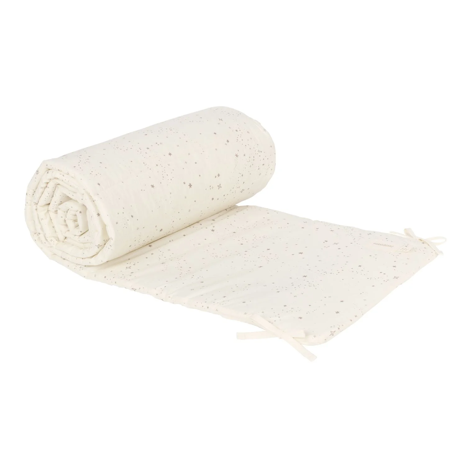 "Nobodinoz Bettumrandung babybett, Kinderbett stoßstange - NEST, 207 x 31 cm image"