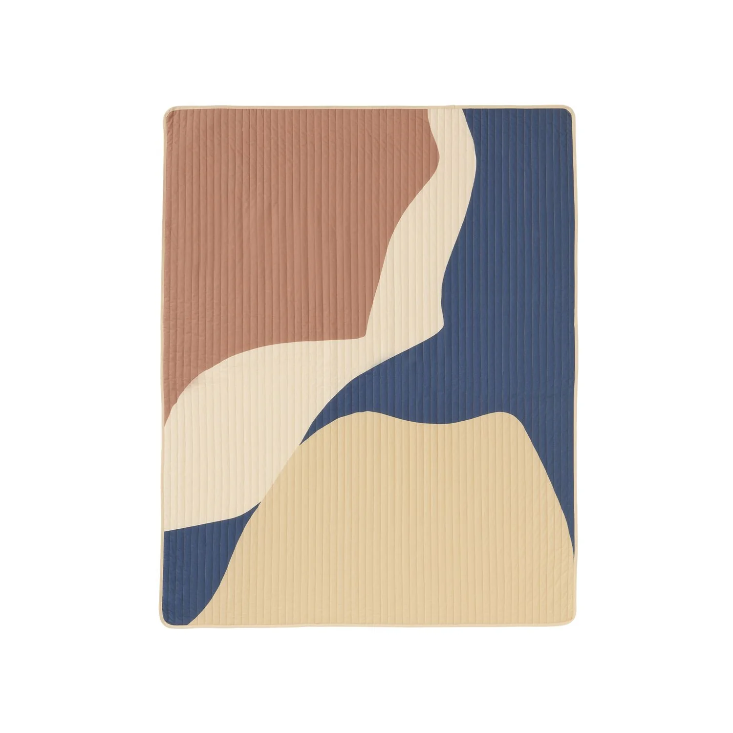 "Nobodinoz LANDSCAPE Bettdecke, Steppdecke für ein Einzelbett, 142 x 235 cm image"