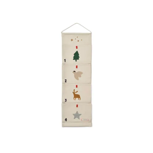 "Adventskalender zum Befüllen aus Bio-Baumwolle mit 4 Taschen – Liewood Holly image"