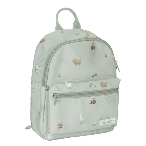 "Little Dutch Kinderrucksack - Little Farm, 12x22 5x29, Grün image"