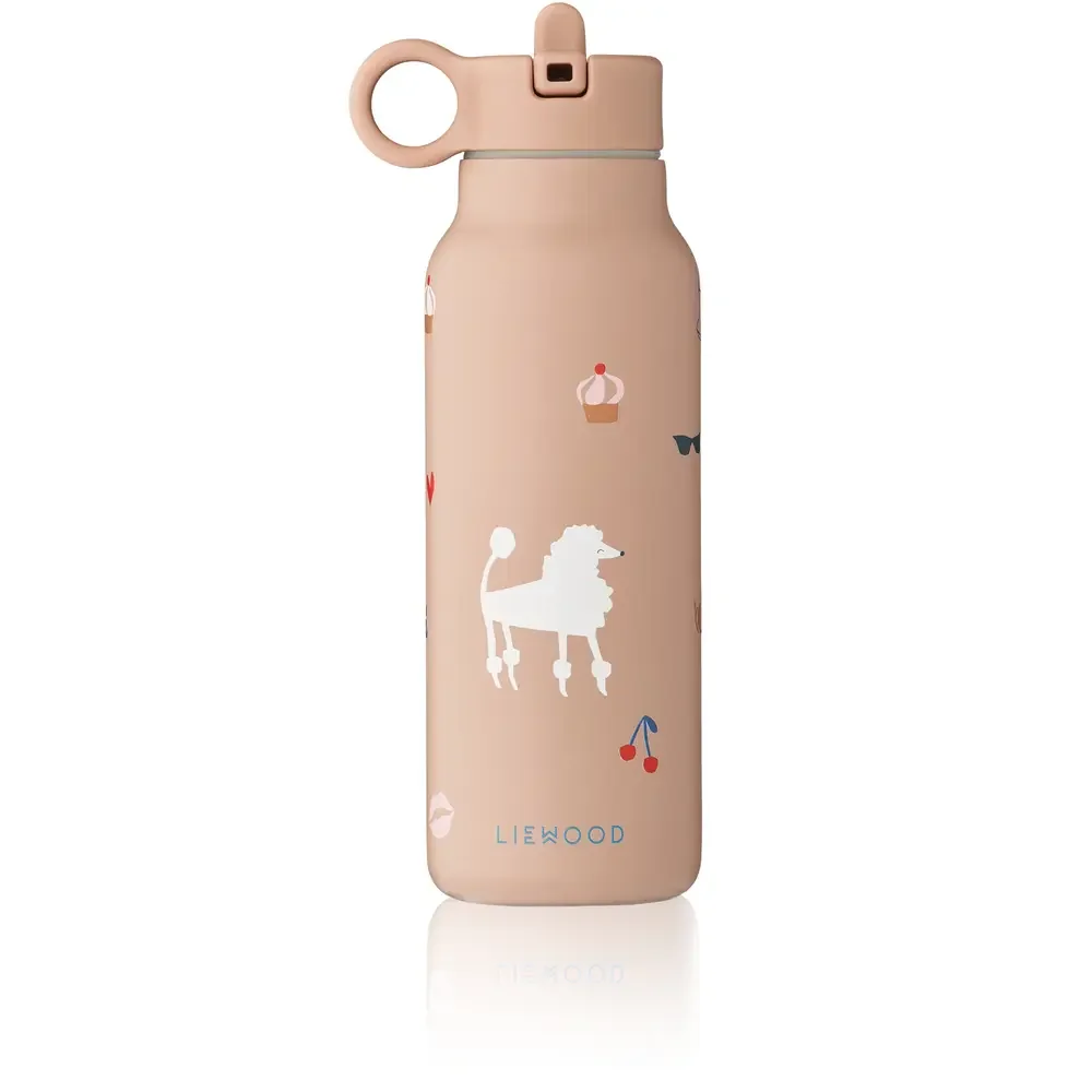 "Liewood Falk Wasserflasche,Trinkflasche Kinder - Paris / Blasse Toskana, 350 ml image"