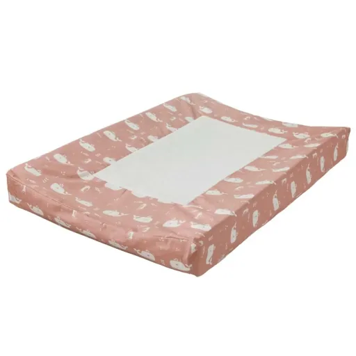 "Fresk Wickelauflage Bezug Wal rosa image"