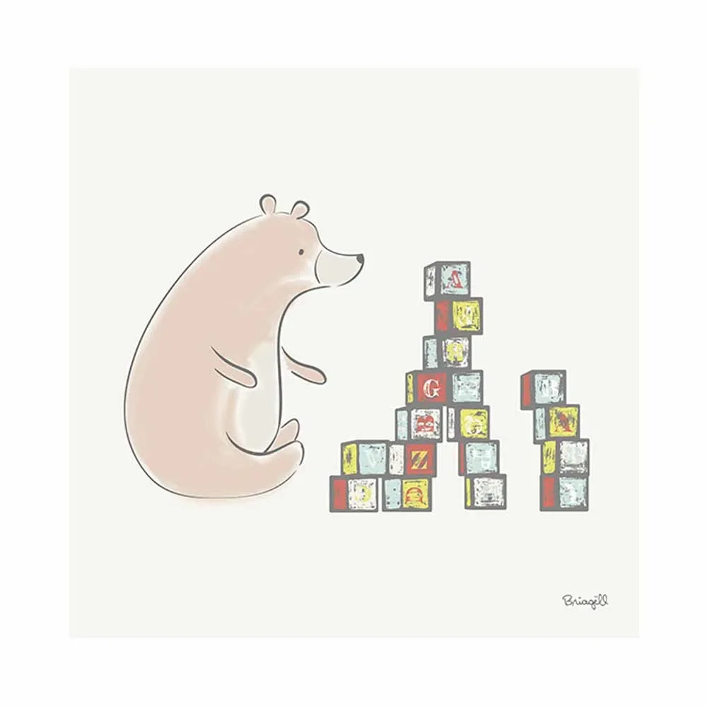 "Lilipinso Bild Bär & Klötze image"