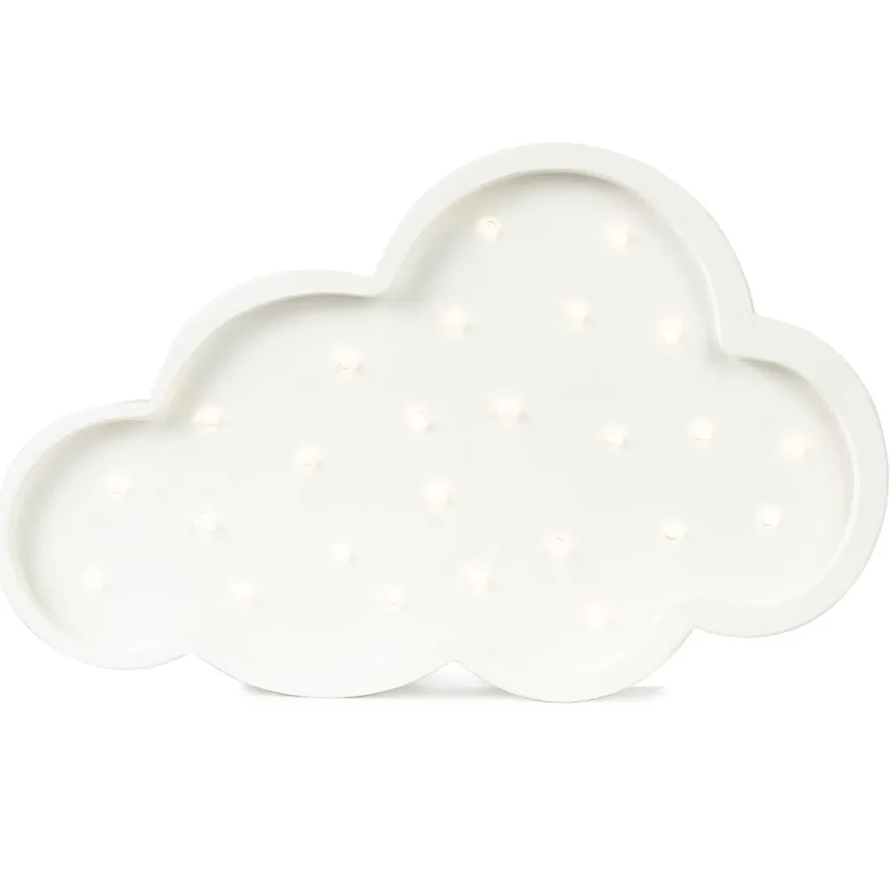 "little lights Led Deko Kinderlampe Wolke weiss image"