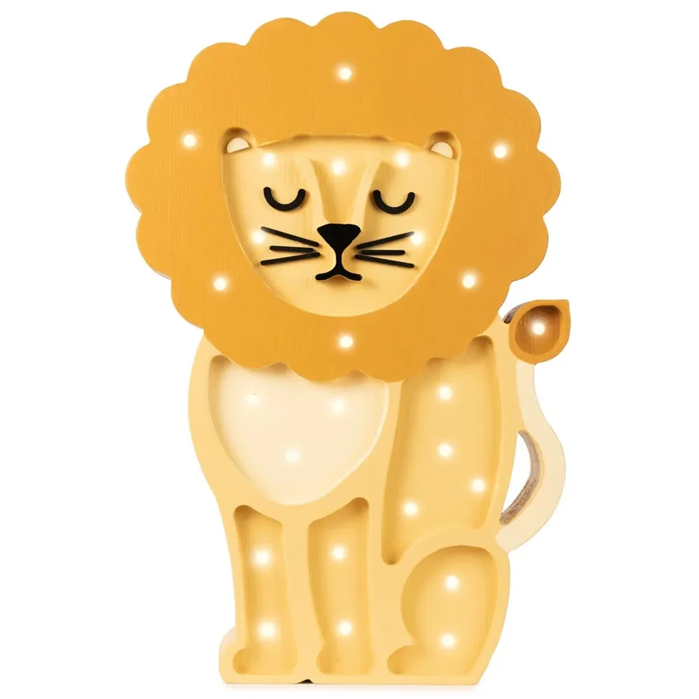 "little lights Led Deko Kinderlampe Löwe image"