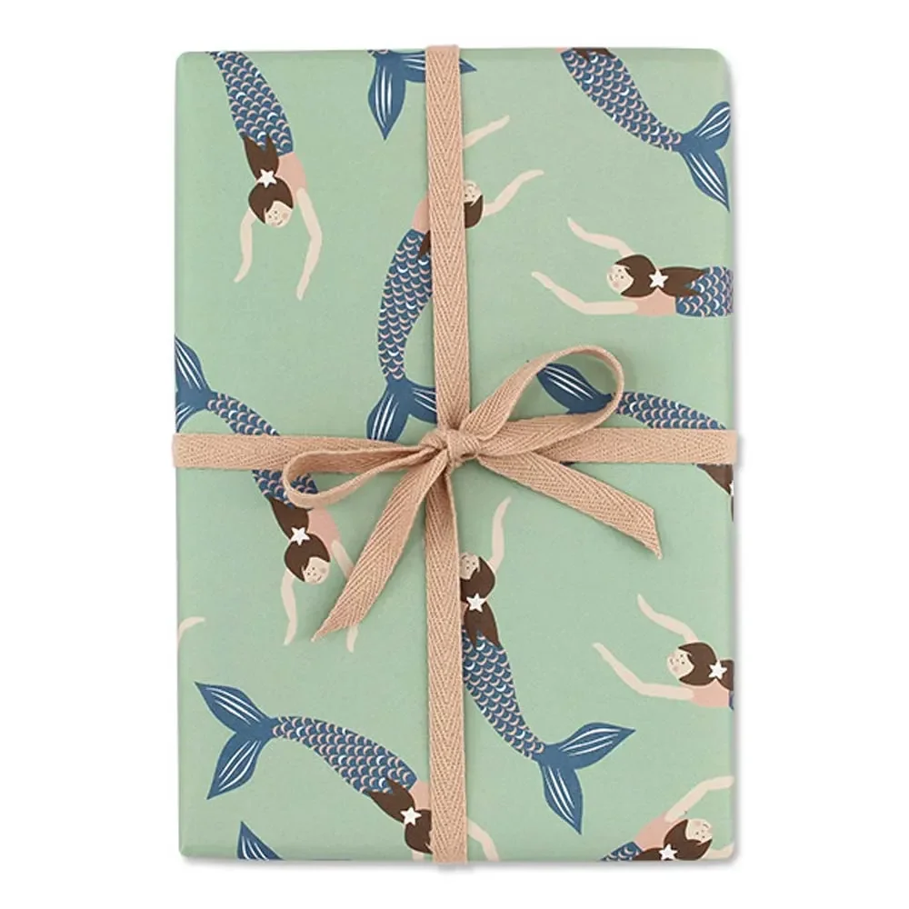 "Ava & Yves Geschenkpapier Meerjungfrau image"