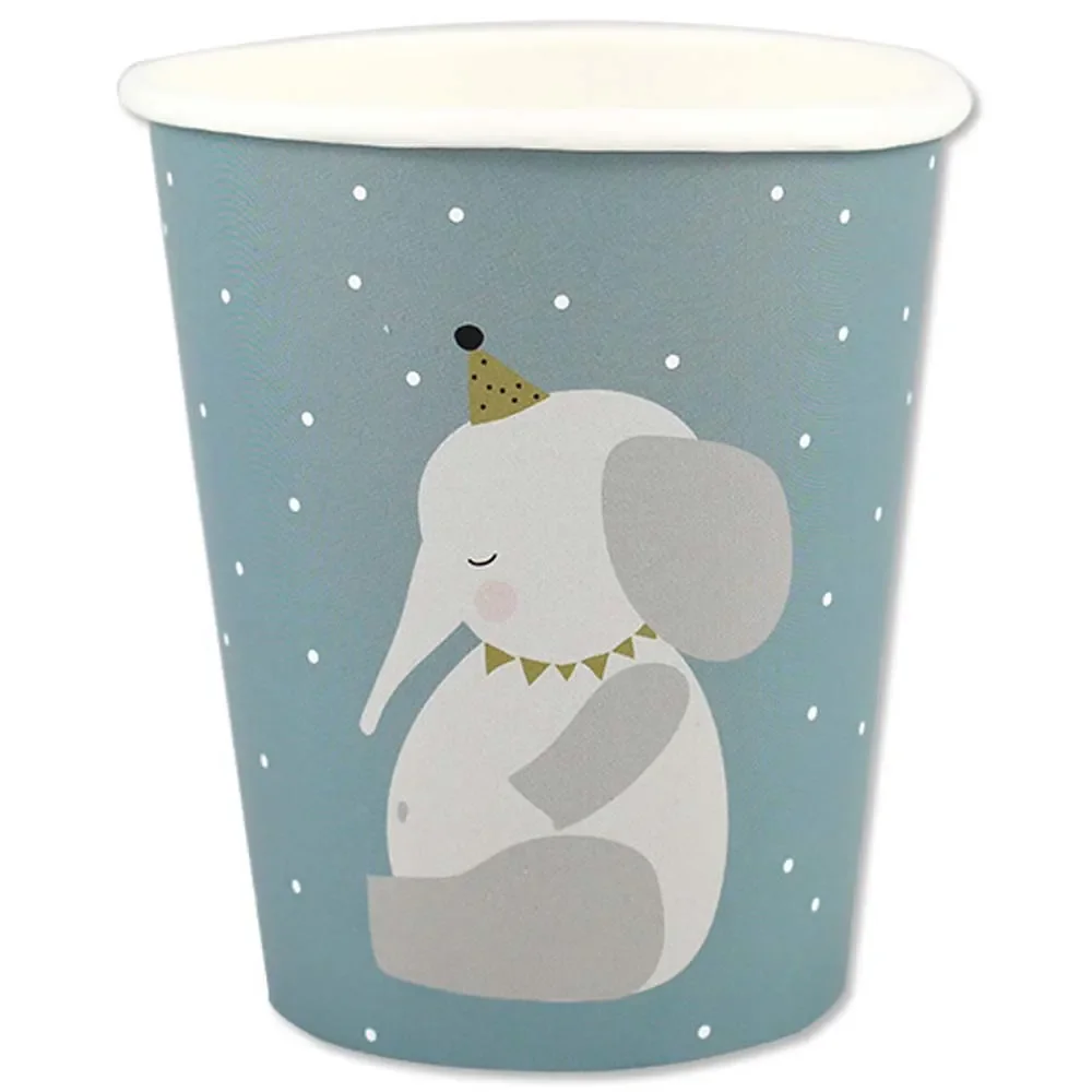 "Ava & Yves Pappbecher Set Tiere image"