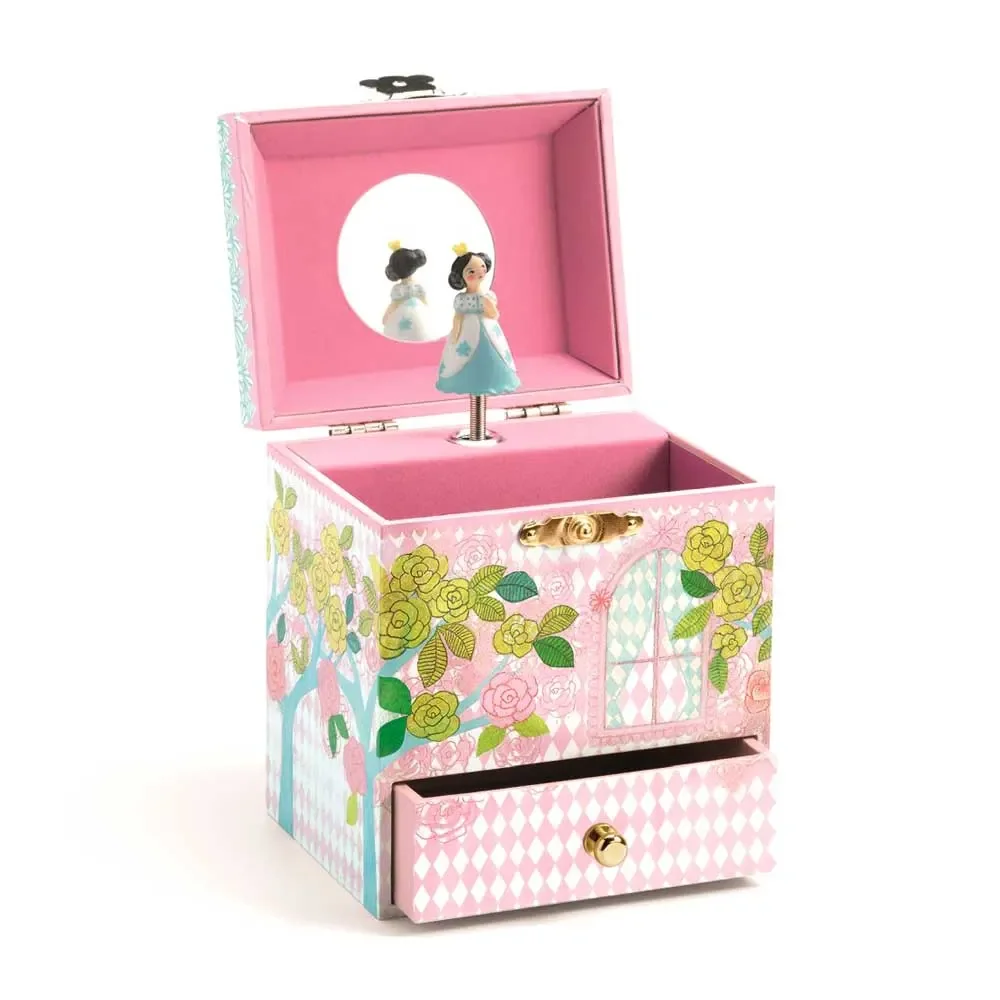 "Djeco Schmuckschatulle mit Spieluhr Prinzessin mit Vögelchen image"