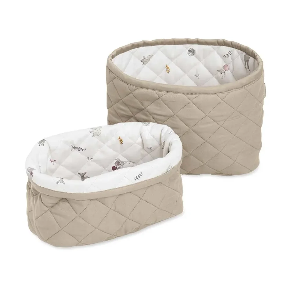 "Cam Cam Aufbewahrung Körbchen-Set haselnuss Reh image"