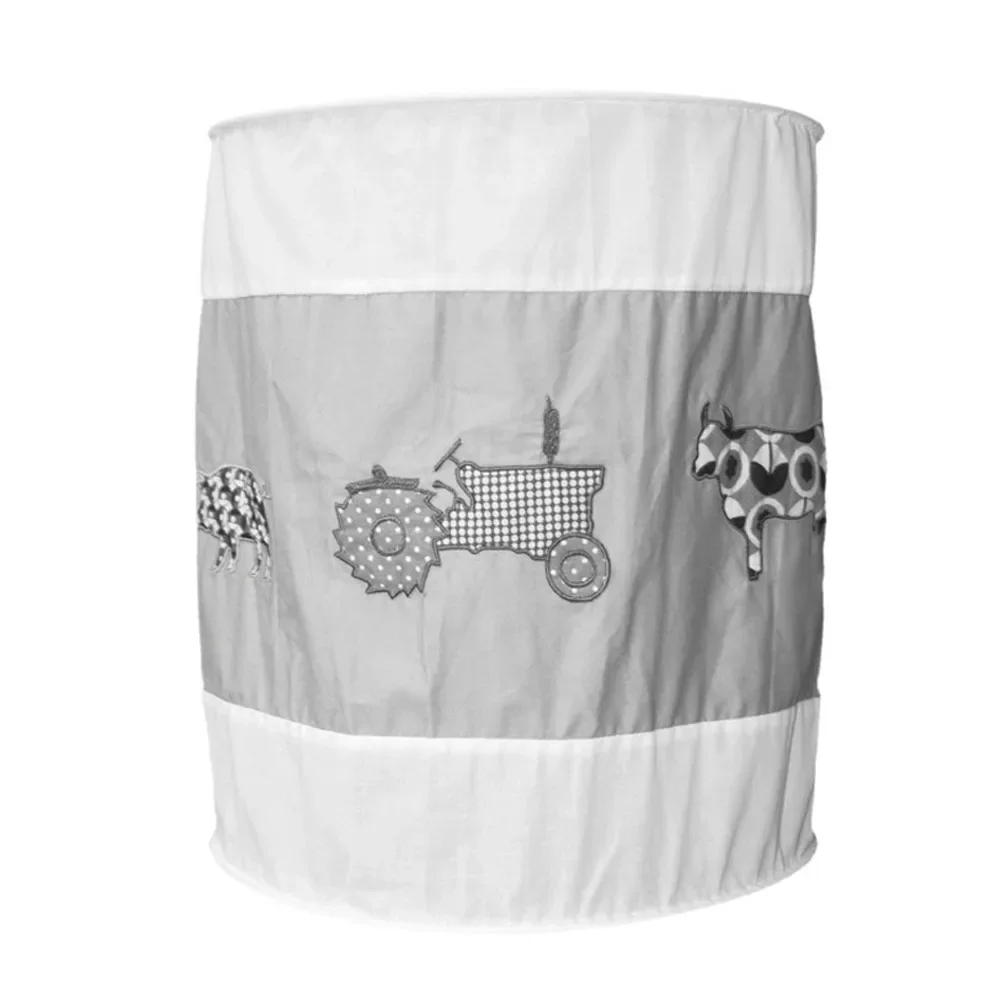 "Taftan Lampenschirm geknittert Bauernhof image"