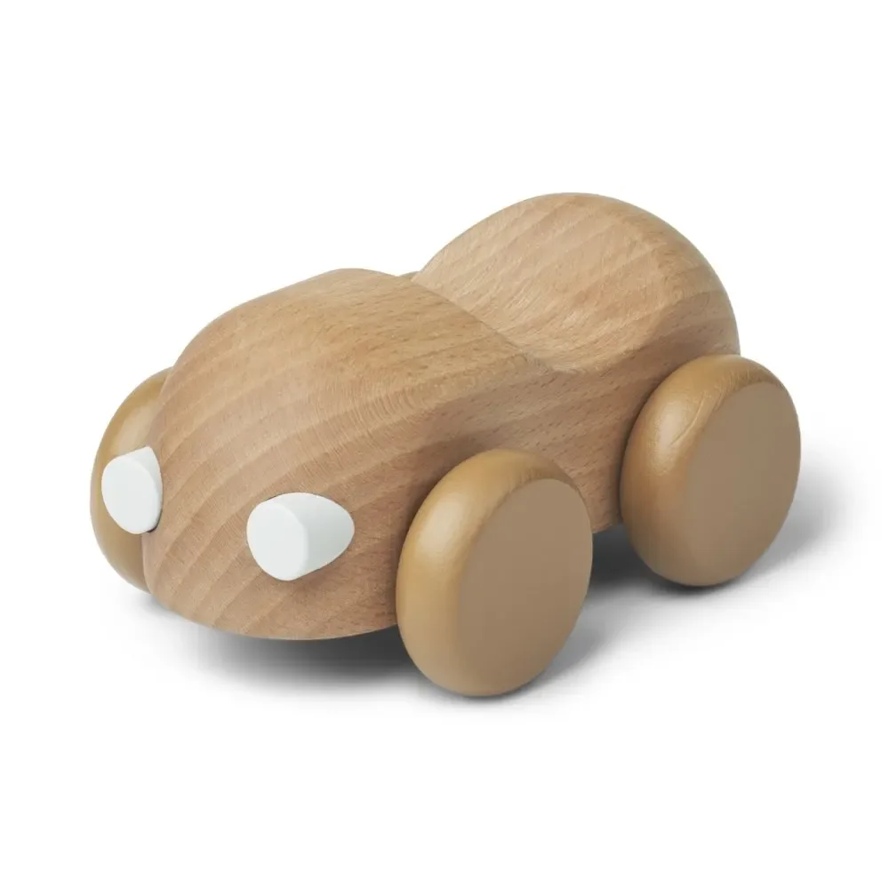 Liewood Holzauto "Ilona" goldenes caramel