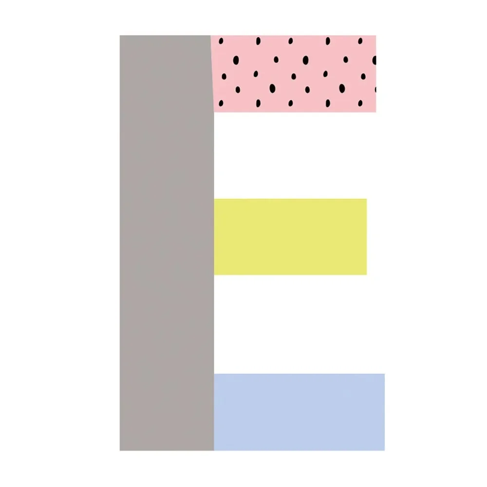 "Lilipinso Wandsticker Happy Buchstabe E image"