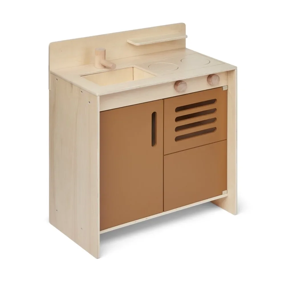 "Liewood Spielküche "Mario" Holz goldenes caramel image"