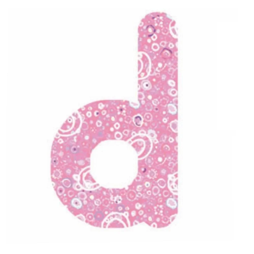 "Lilipinso Sticker rosa Buchstabe d image"