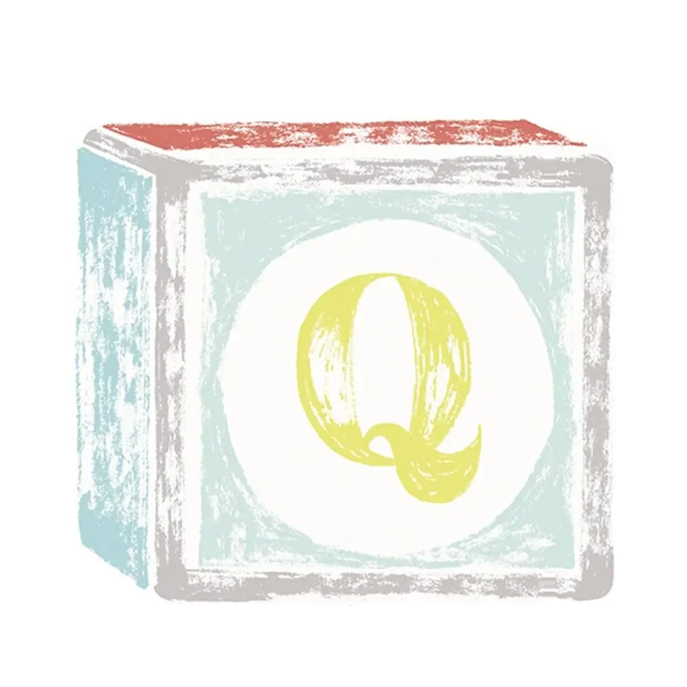 "Lilipinso Sticker Buchstabe auf Spielwürfel Q image"