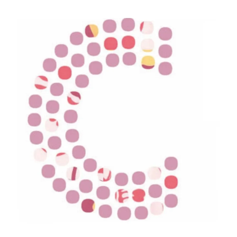 "Lilipinso Sticker rosa Buchstabe c image"