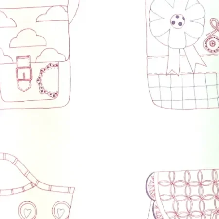 "Harlequin Tapete Taschen pink image"