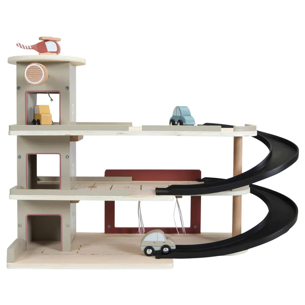 "Little Dutch Spiel Parkhaus Holz image"