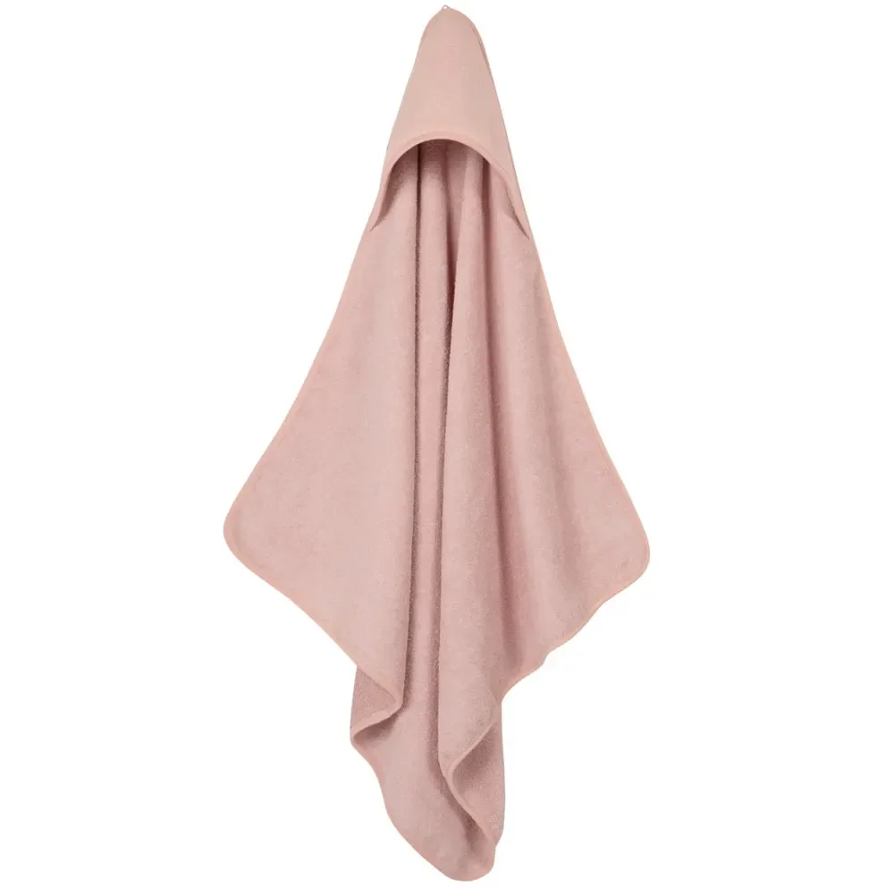 "Little Dutch Kapuzenhandtuch uni rosa "Pure Pink" image"