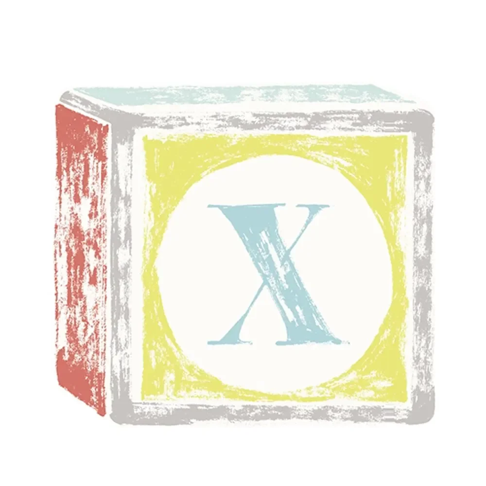 Lilipinso Sticker Buchstabe auf Spielwürfel X