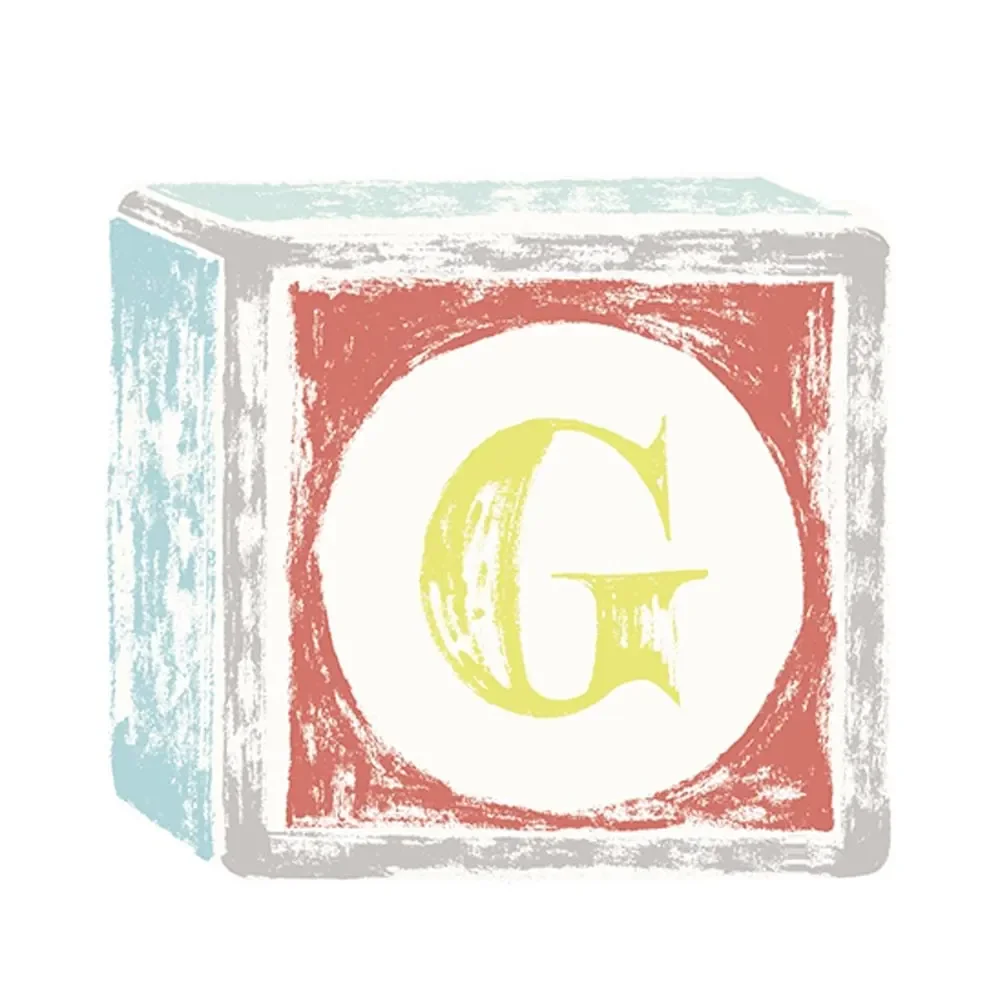 "Lilipinso Sticker Buchstabe auf Spielwürfel G image"