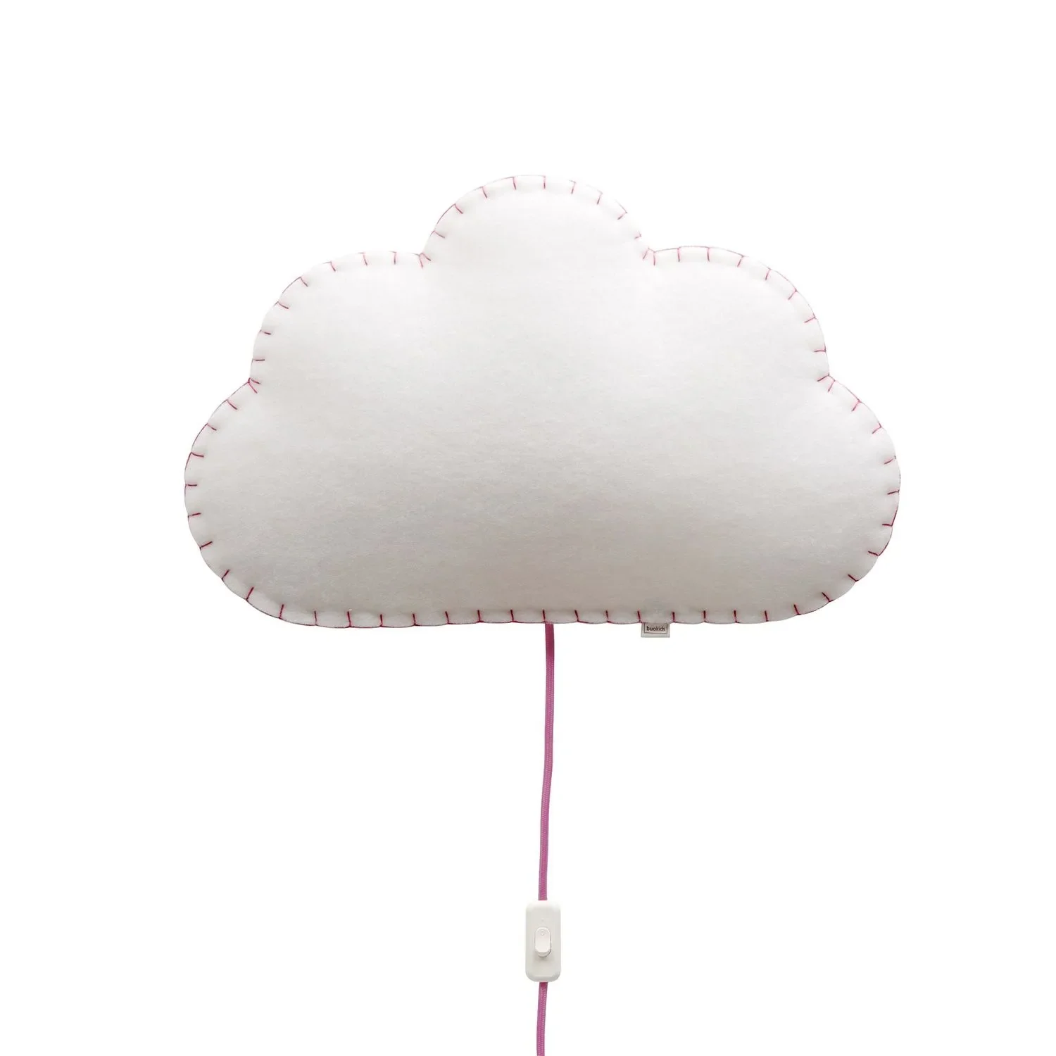 "Buokids Softlampe Nachtlicht/Wandlampe Wolke, Ausführung: Wandlampe; Farbe der Naht: violett image"