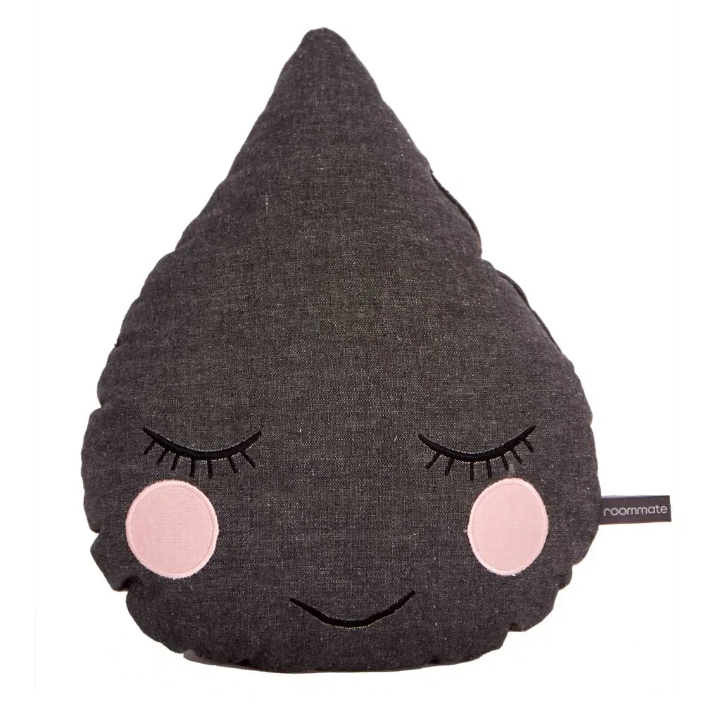 "Roommate Dekokissen Tropfen anthrazit image"