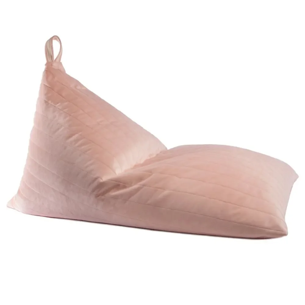 "Nobodinoz Sitzsack "Essaouira" Savanna Samt rosa image"