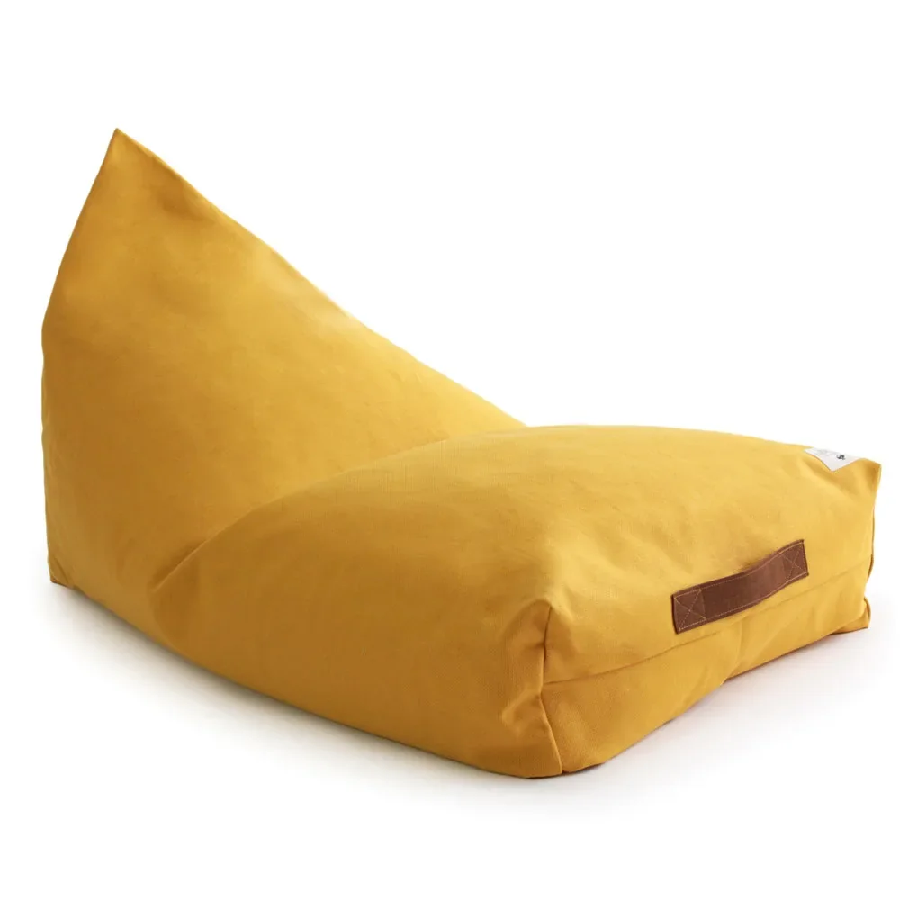 "Nobodinoz Sitzsack / Sitzkissen Oasis Farniente gelb image"