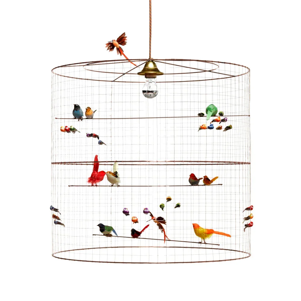 "Challières Pendellampe Vogelvoliere gross image"