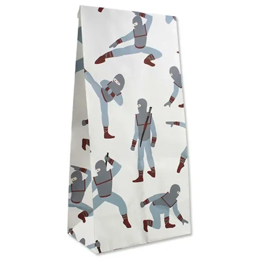 "Ava & Yves Geschenk Papiertüten Ninjas image"