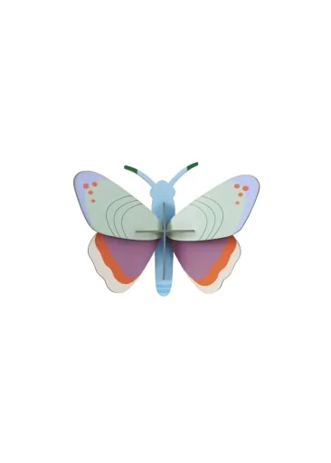 "Studio ROOF Ornament, Bastel-Set, 3D Wandobjekt - Gepunkteter Schmetterling image"