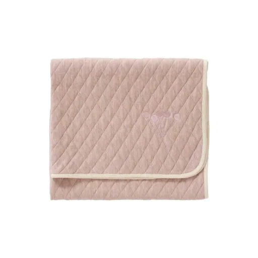 "Fresk Decke, Babydecke, Kinderwagendecke Nordic Mellow rose 100 x 150 cm image"