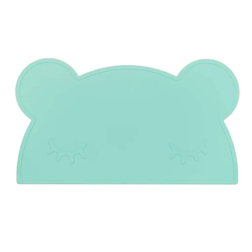 We Might Be Tiny Kinder Tischset Silikon Bär mint