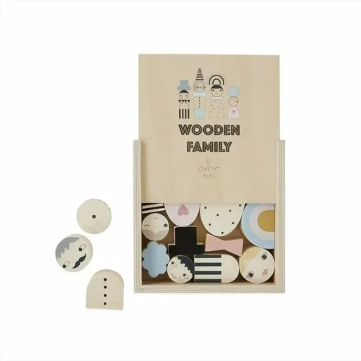 "OyOy Wooden Family Bausteine image"