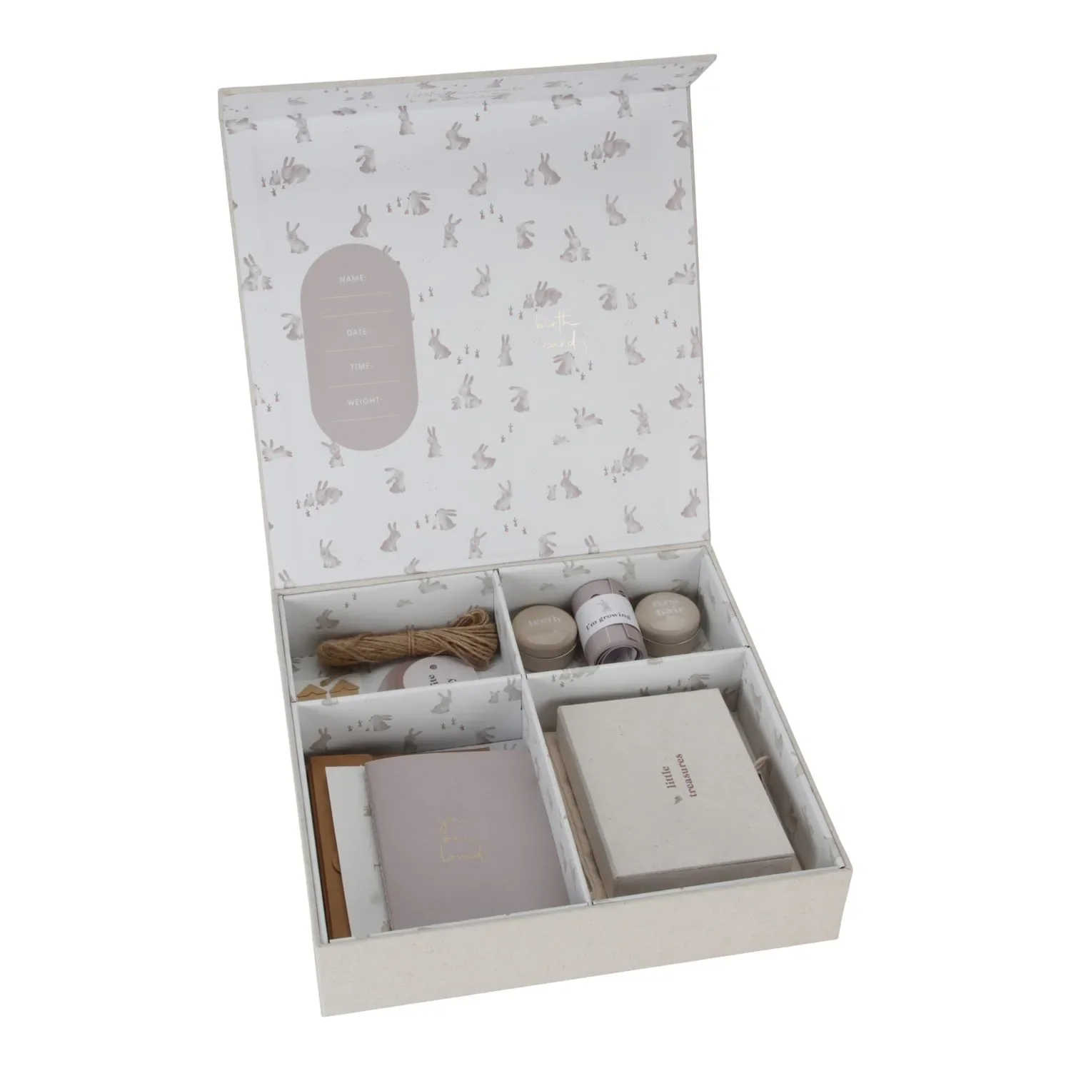 "Little Dutch Erinnerungsbox, Memory Box für Erinnerungen Baby Bunny FSC image"