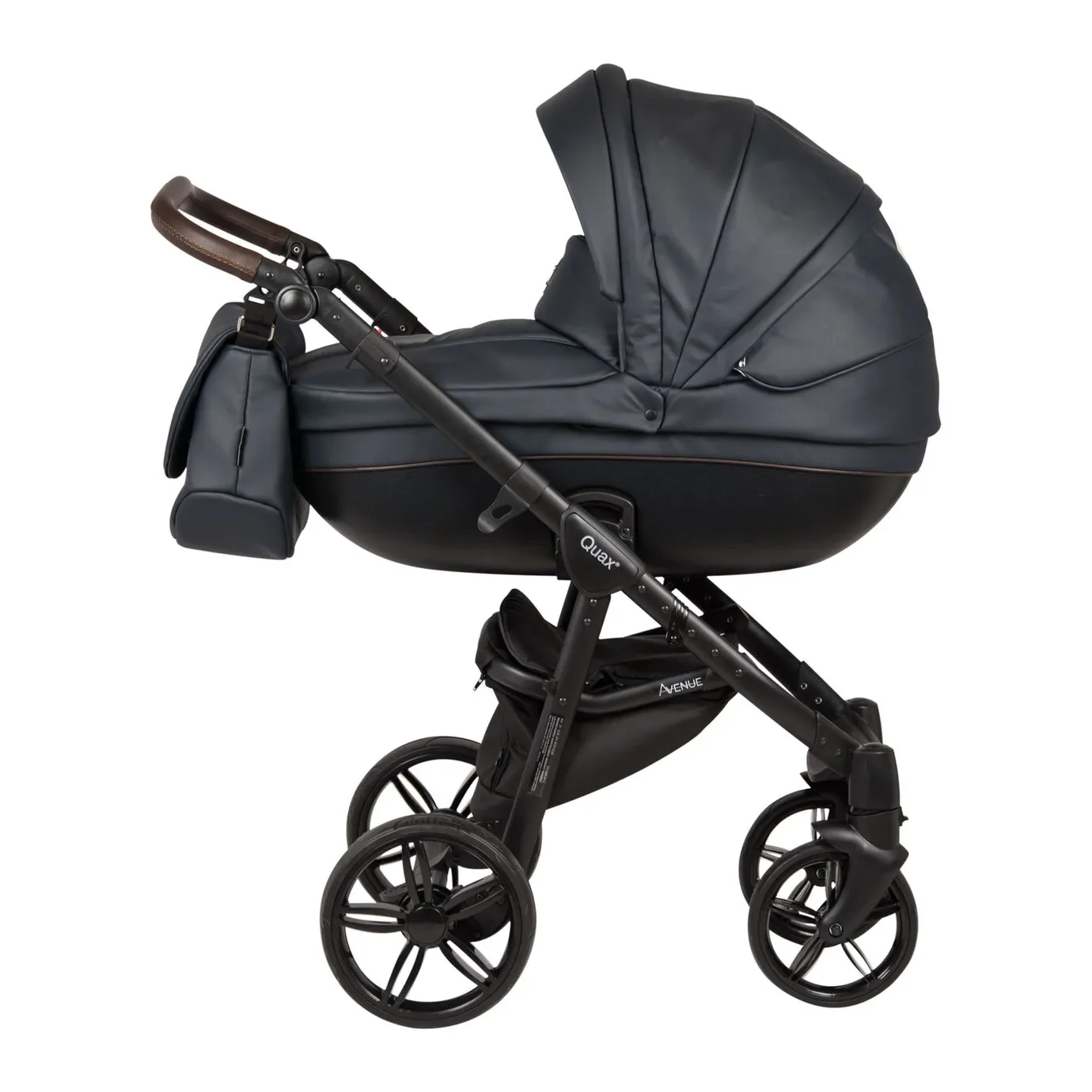 "Quax Kinderwagen Avenue Eco, Farbe Kinderwagen: Leder Nachtblau image"