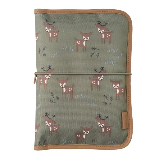 "Fresk Wickeltasche unterwegs, 25x17x3 cm, Farbe: Hirsch oliv image"