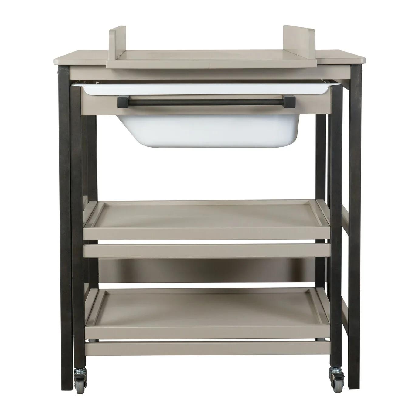 "Quax Badmöbel, Wickelkommode - Smart, Farbe: Stein-Eboni image"