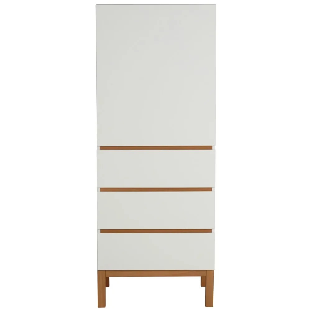 "Quax Indigo 1 türiger Schubkasten Schrank  weiss image"