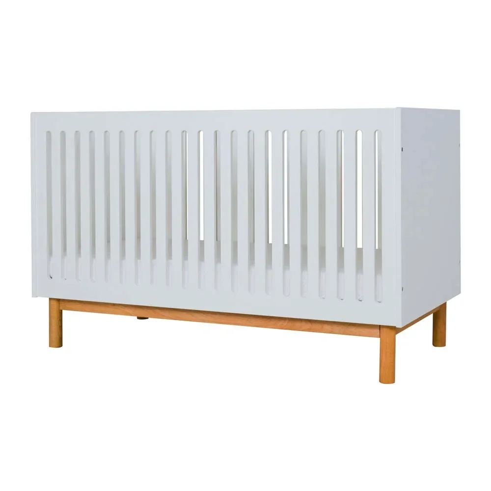 "Quax Mood Babybett umbaubar weiss 70 x 140 image"