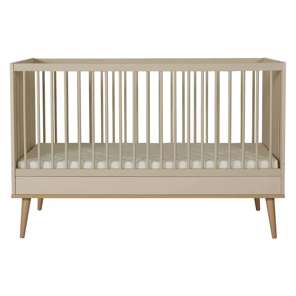 "Quax Flow Babybett umbaubar clay 70 x 140 image"