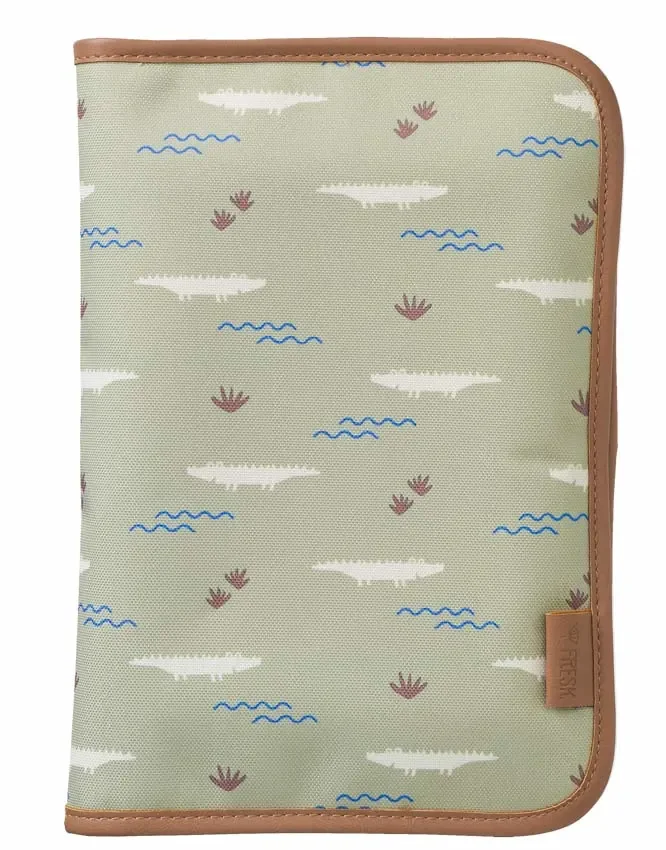 "Fresk Wickeltasche unterwegs, 25x17x3 cm, Farbe: Krokodil image"