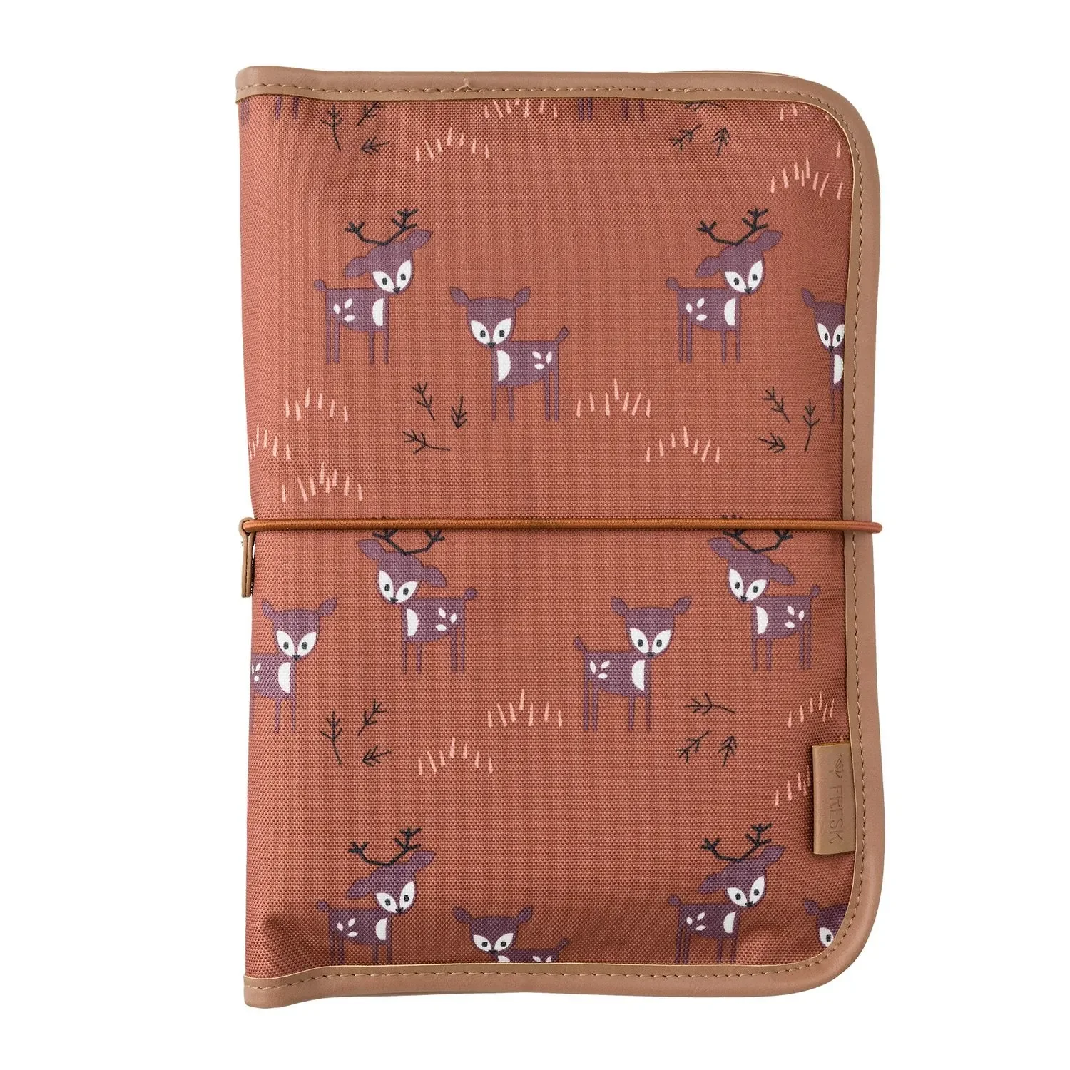 "Fresk Wickeltasche unterwegs, 25x17x3 cm, Farbe: Hirsch bernsteinbraun image"