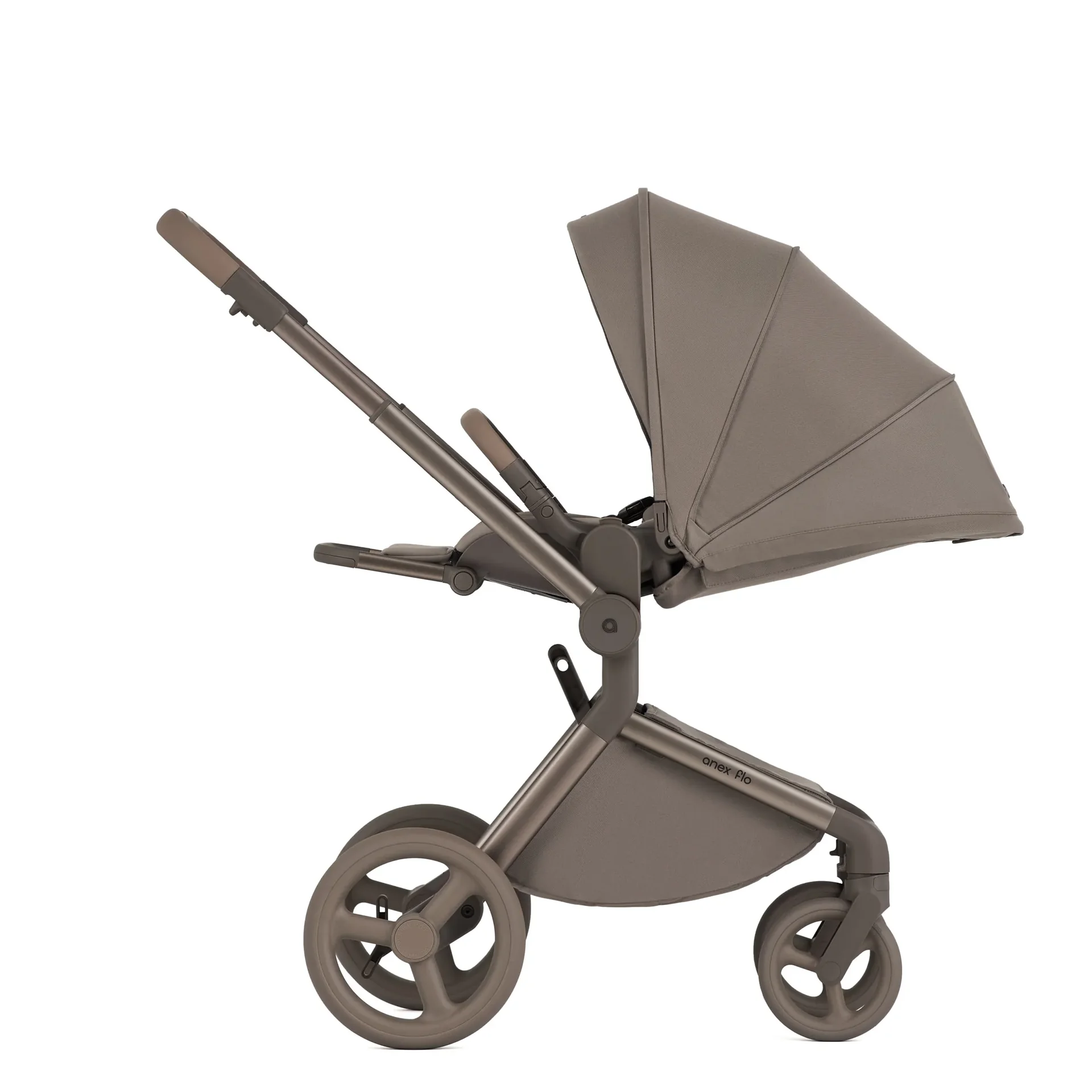 "Kinderwagen Anex FLO YUKI, leichter Aluminium 4-in-1 mit Liegefunktion und All-Terrain-Rädern image"