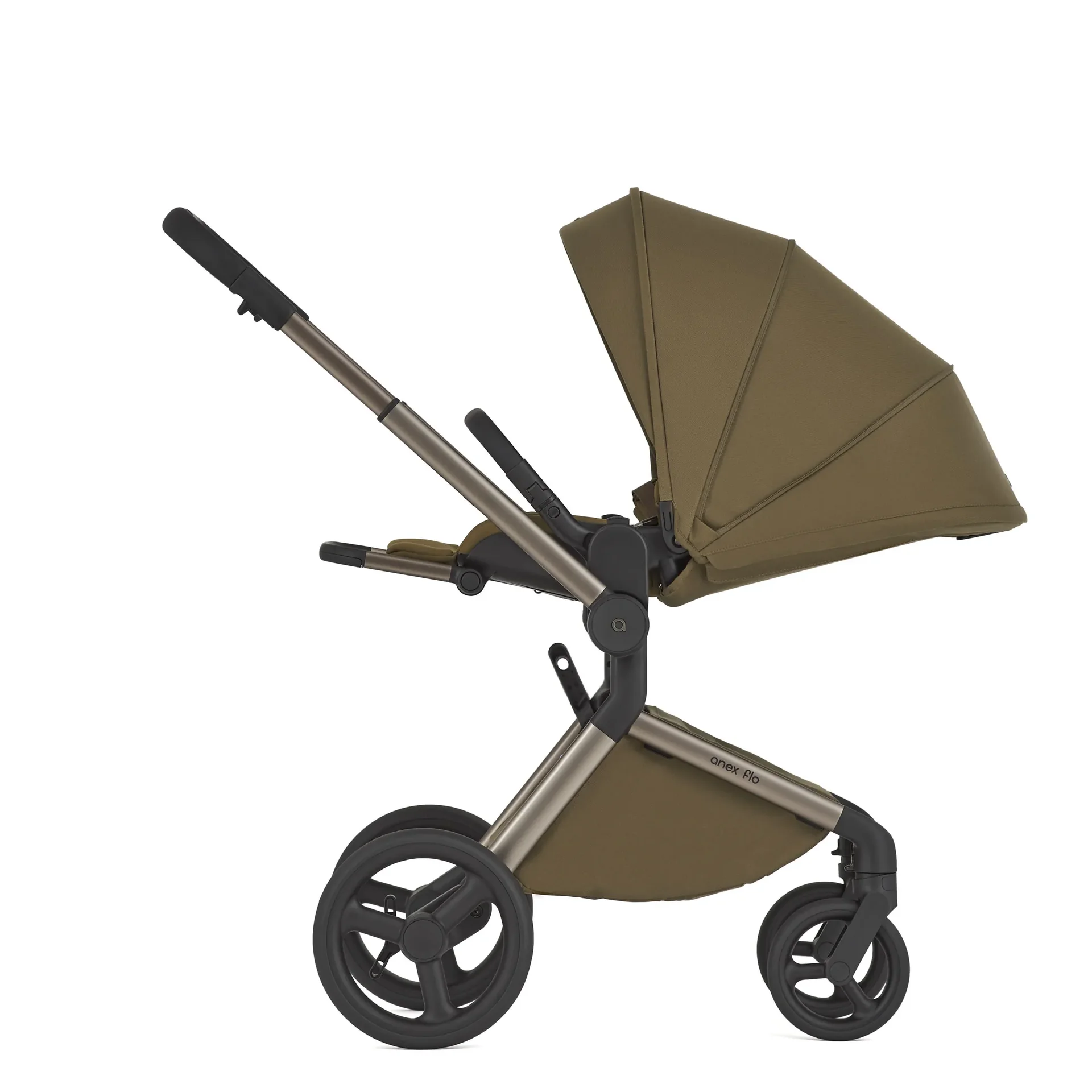 "Anex FLO-ASTRA leichter Kombikinderwagen mit Babywanne und Sportsitz, Aluminiumrahmen, 4-Rad-Federung image"