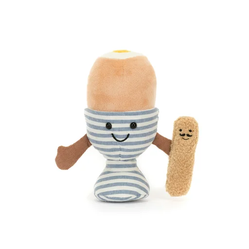 "Kuscheltier Duo, Ei und Soldat Plüschtier, weich und flauschig, Geschenk für Kinder image"