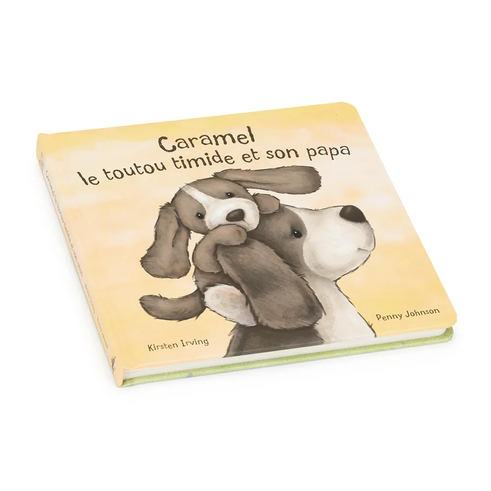 Kinderbuch ab 3 Jahren, Abenteuerbuch Welpe und Papa, illustriert