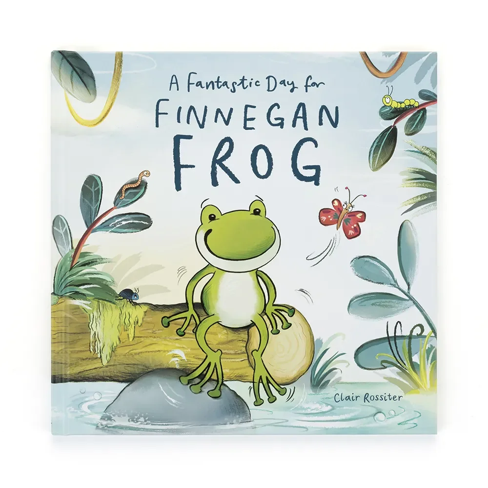 "Kinderbuch Ein fantastischer Tag für Finnegan Frosch, Bilderbuch ab 3 Jahren, Freundschaft image"